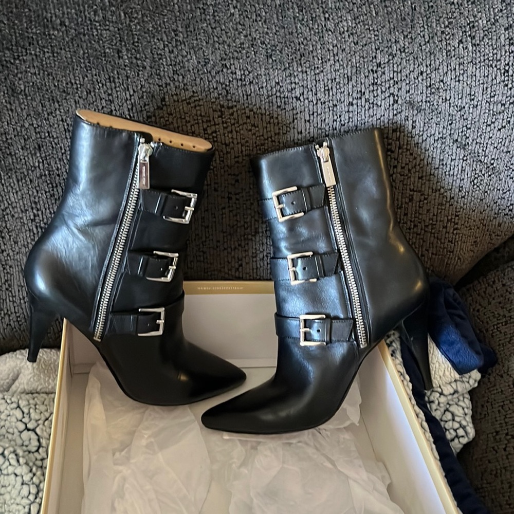 Michael Kors Black Booties- only worn 2 times